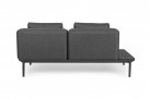 Szara sofa podwójna modułowa nowoczesna na taras MATRIX bizzotto