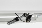 Biała sofa na taras z aluminium z pochylanymi oparciami KLEDI bizzotto