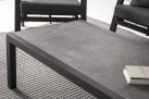 Stolik kawowy aluminium antracyt z blatem ceramicznym KLEDI bizzotto