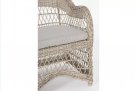 Stylowa sofa z technorattanu rustykalna beżowa JUPIER bizzotto