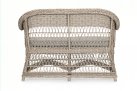 Stylowa sofa z technorattanu rustykalna beżowa JUPIER bizzotto
