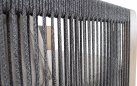 SORA zestaw ogrodowy wypoczynkowy aluminium woodlook, poduszki Olefin, stolik SprayStone