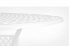 Biały klasyczny stół aluminiowy IVREA na taras 201x148 cm bizzotto