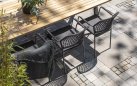 Stół ogrodowy aluminiowo-teakowy AMBASSADOR 240 cm / krześło Veneto / krześło Barista