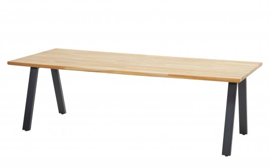 Stół ogrodowy aluminiowo-teakowy AMBASSADOR 240 cm