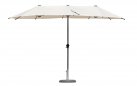 Owalny parasol 2x4 m noga antracyt poszycie poliester ECRU