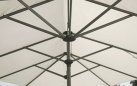 Owalny parasol 2x4 m noga antracyt poszycie poliester ECRU