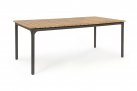Stół ogrodowy z blatem teak 200x100 cm STONE bizzotto