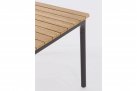 Stół ogrodowy z blatem teak 200x100 cm STONE bizzotto