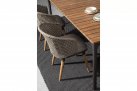 Stół ogrodowy z blatem teak 200x100 cm STONE bizzotto