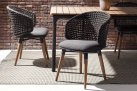 Stół ogrodowy z blatem teak 200x100 cm STONE bizzotto
