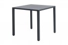 Ciemnoszary stalowy stolik kwadratowy ogrodowy 70x70 ISEO
