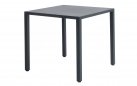 Ciemnoszary stalowy stolik kwadratowy ogrodowy 80x80 ISEO