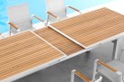 Rozkładany zestaw stołowy beżowy aluminiowy NOFI 280-340 2.0 Higold