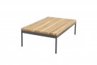 Aluminiowy narożnik ogrodowy modułowy antracyt lina polipropylenowa teak SAKURA 4SO