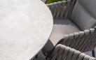 Stół ogrodowy z ceramicznym blatem ARIZONA Ø160 okrągły blat ceramiczny