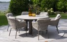 Stół ogrodowy z ceramicznym blatem ARIZONA Ø160 okrągły blat ceramiczny