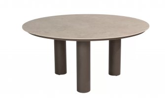 Stół ogrodowy z ceramicznym blatem ARIZONA Ø160 okrągły blat ceramiczny