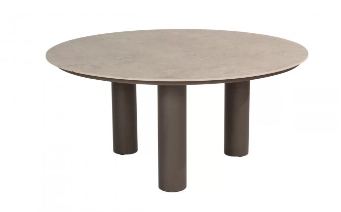 Stół ogrodowy z ceramicznym blatem ARIZONA Ø160 okrągły blat ceramiczny