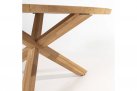 Okrągły stół ogrodowy podstawa teak / blat teak średnica 130 cm PRADO 4SO