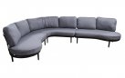 Zestaw ogrodowy DURBAN Lesli Living narożna sofa z liną polipropylenową i poduszkami olefin