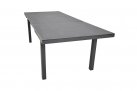 Grafitowy stół rozkłądany 180-240 cm aluminiowy ogrodowy BALENO