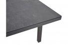 Grafitowy stół rozkłądany 180-240 cm aluminiowy ogrodowy BALENO