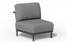 Narożnik ogrodowy aluminiowy o organicznych kształtach FRESCA kolor antracyt