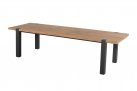Grafitowy stół ogrodowy aluminiowo-teakowy 280x100 ESMEE Hartman