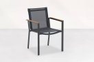 4-6 osobowy komplet obiadowy CONCEPT Life Teak aluminiowy grafitowy