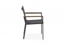 4-6 osobowy komplet obiadowy CONCEPT Life Teak aluminiowy grafitowy
