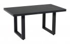 Stolik ogrodowy Monte Carlo 140x80 aluminium antracyt blat kamień spiekany