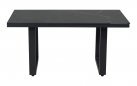 Stolik ogrodowy Monte Carlo 140x80 aluminium antracyt blat kamień spiekany