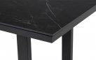 Stolik ogrodowy Monte Carlo 140x80 aluminium antracyt blat kamień spiekany