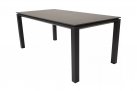 Stół 180x90 aluminoiwy grafit z brązowym blatem ceramicznym MONTE NEGRO