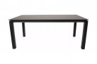 Stół 180x90 aluminoiwy grafit z brązowym blatem ceramicznym MONTE NEGRO