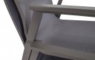 Krzesło ogrodowe aluminiowe sztaplowania w kolorze taupe Tarragona