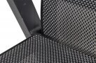 Wysokie pochylane krzesło stołowe ogrodowe aluminium antracyt AMIR pochylane oparcie