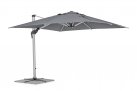 Parasol obrotowy noga aluminium anodowane poszycie szare INES 3x3 
