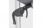 Parasol obrotowy noga aluminium anodowane poszycie szare INES 3x3 
