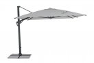 Parasol obrotowy aluminiowy antracyt poszycie jasnoszare INES 3x4 