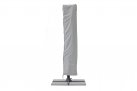 Parasol obrotowy aluminiowy antracyt poszycie jasnoszare INES 3x4 