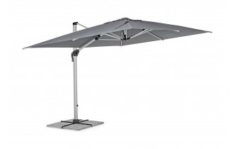 Parasol obrotowy noga aluminium anodowane poszycie szare INES 3x4