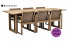 Komplet stołowy obiadowy z drewna teakowego ANTIGUA AppleBee