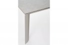 Rozkładany stół ogrodowy aluminiowy beżowy OTAVIO blat ceramiczny