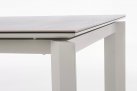 Rozkładany stół ogrodowy aluminiowy beżowy OTAVIO blat ceramiczny