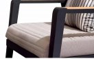 Komplet stołowy dla 8 osób grafitowy aluminiowy teak EMOTI Dining 