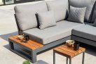 Nieduży narożnik ogrodowy aluminiowo drewniany SOHO Small LIFE
