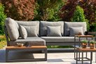 Nieduży narożnik ogrodowy aluminiowo drewniany SOHO Small LIFE