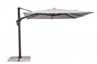 Parasol obrotowy pochylany 2 płaszczyzny alu grafit poszycie szarobeżowe ARIES 3x3
